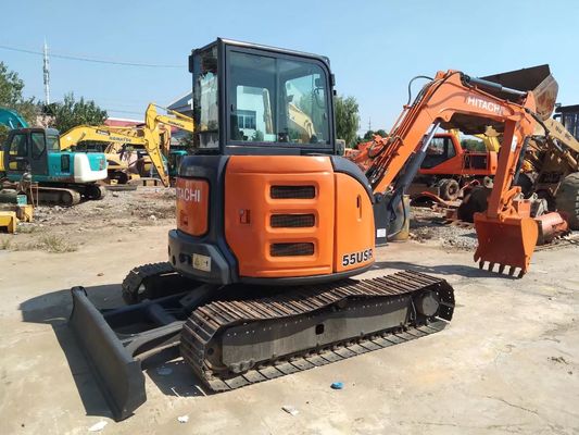 হিটাচি ZX55USR-5A ব্যবহৃত মিনি ক্রলার এক্সক্যাভেটর ভাল অবস্থায় ব্যবহৃত মিনি এক্সক্যাভেটর