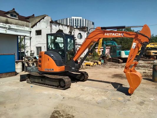 হিটাচি ZX55USR-5A ব্যবহৃত মিনি ক্রলার এক্সক্যাভেটর ভাল অবস্থায় ব্যবহৃত মিনি এক্সক্যাভেটর