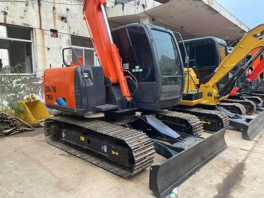 মূল জাপান ব্যবহৃত Excavator ZX70 ব্যবহৃত Hitachi Excavator ব্লেড সঙ্গে ক্রলার