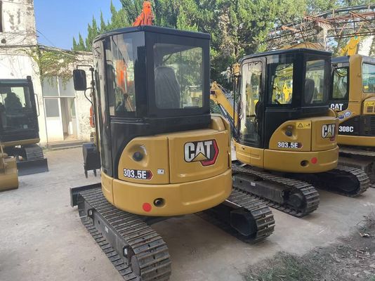 শক্তি দক্ষতা ব্যবহৃত CAT Excavator Crawler Caterpillar 303.5 E CR মরিচা প্রতিরোধী