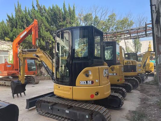 শক্তি দক্ষতা ব্যবহৃত CAT Excavator Crawler Caterpillar 303.5 E CR মরিচা প্রতিরোধী