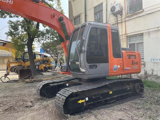 মূল জাপান ব্যবহৃত হিটাচি ZX120 ক্রলার খননকারী ভাল অবস্থায়