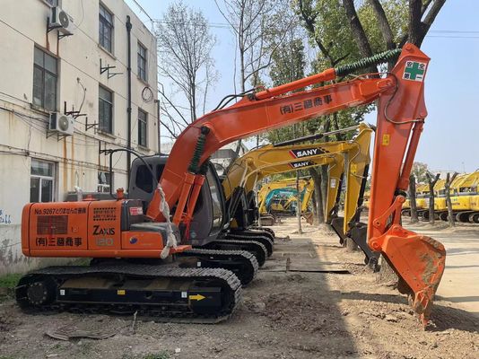 মূল জাপান ব্যবহৃত হিটাচি ZX120 ক্রলার খননকারী ভাল অবস্থায়
