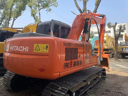 মূল জাপান ব্যবহৃত হিটাচি ZX120 ক্রলার খননকারী ভাল অবস্থায়