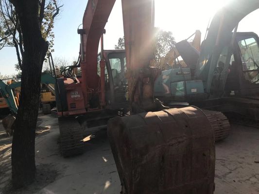 ZX135US সেকেন্ড হ্যান্ড এক্সক্যাভেটর ভাল অবস্থায় হিটাচি ক্রলার এক্সক্যাভেটর মূল রঙ