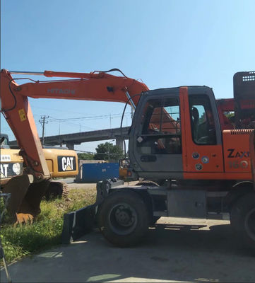 মূল রঙ ব্যবহৃত হিটাচি ZX160W চাকা খননকারী ভাল অবস্থায়