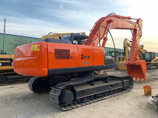 ব্যবহৃত হিটাচি ZX240HG ক্রলার মাউন্ট হাইড্রোলিক খননকারী রঙ পুনরায় রঙ