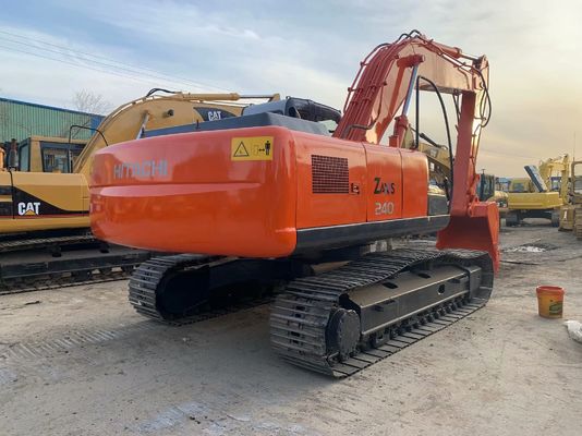 ব্যবহৃত হিটাচি ZX240HG ক্রলার মাউন্ট হাইড্রোলিক খননকারী রঙ পুনরায় রঙ