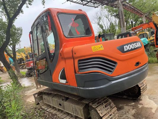ডুসান ডিএক্স 75-9 সি সেকেন্ড হ্যান্ড মিনি এক্সক্যাভেটর 2017 বছর দৃশ্যমানতা এবং সুরক্ষা