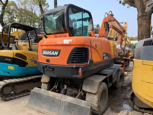 ব্যবহৃত ডুসান ডিএক্স৬০ডব্লিউ হুইল এক্সক্যাভেটর চমৎকার অবস্থায়/ব্যবহৃত ডুসান মিনি হুইল এক্সক্যাভেটর বিক্রির জন্য
