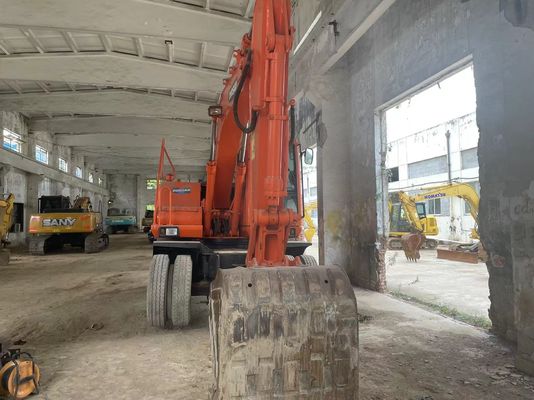 স্মার্ট কন্ট্রোল ব্যবহৃত খননকারী DH150W-7 Doosan চাকা খননকারী 2012 বছর