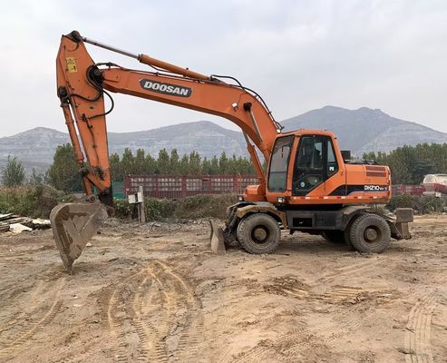 মূল রঙ ব্যবহৃত Doosan DH210W-7 চাকা খননকারী ভাল অবস্থায়/ব্যবহৃত Doosan চাকা খননকারী বিক্রয়ের জন্য