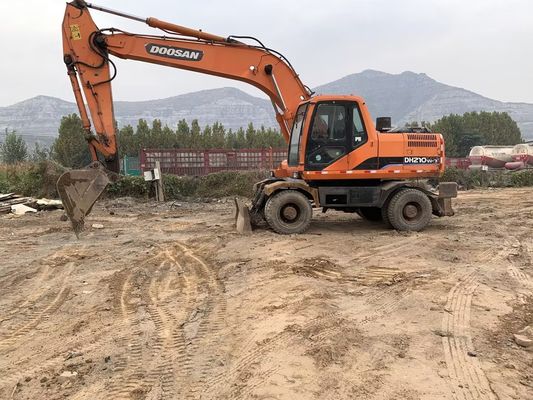 মূল রঙ ব্যবহৃত Doosan DH210W-7 চাকা খননকারী ভাল অবস্থায়/ব্যবহৃত Doosan চাকা খননকারী বিক্রয়ের জন্য