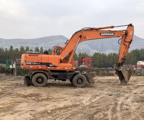 মূল রঙ ব্যবহৃত Doosan DH210W-7 চাকা খননকারী ভাল অবস্থায়/ব্যবহৃত Doosan চাকা খননকারী বিক্রয়ের জন্য