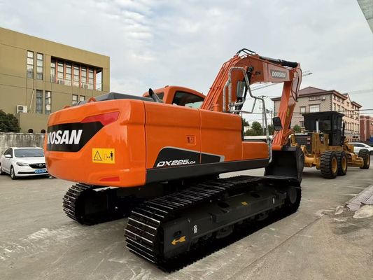মূল কোরিয়া Doosan DX225LCA ব্যবহৃত Excavator সরঞ্জাম ক্রলার টাইপ