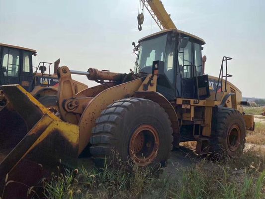 966H মূল রঙ ভাল অবস্থায় ব্যবহৃত Caterpillar চাকা লোডার