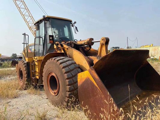 966H মূল রঙ ভাল অবস্থায় ব্যবহৃত Caterpillar চাকা লোডার