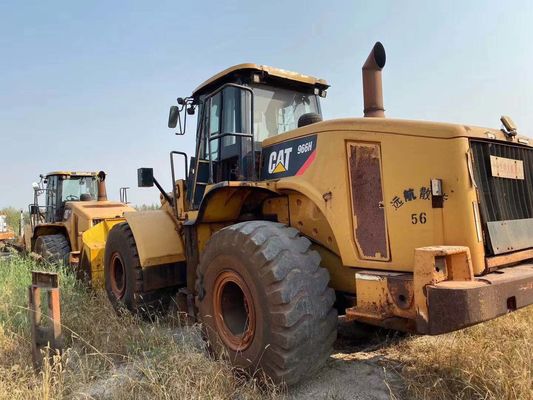 966H মূল রঙ ভাল অবস্থায় ব্যবহৃত Caterpillar চাকা লোডার
