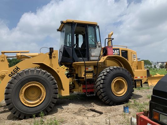 কম শব্দ 966H ব্যবহৃত CAT চাকা লোডার উচ্চ দক্ষতা CAT ইঞ্জিন সঙ্গে