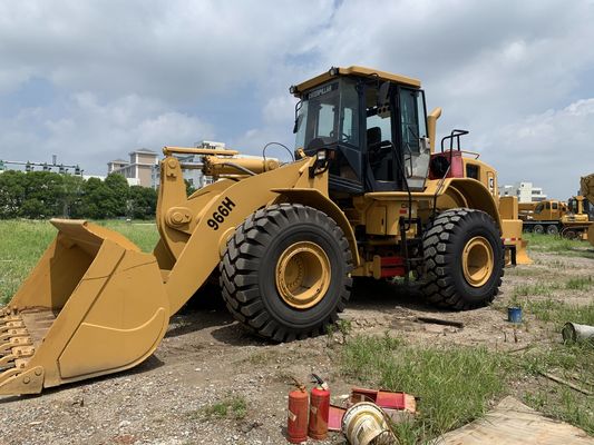 কম শব্দ 966H ব্যবহৃত CAT চাকা লোডার উচ্চ দক্ষতা CAT ইঞ্জিন সঙ্গে