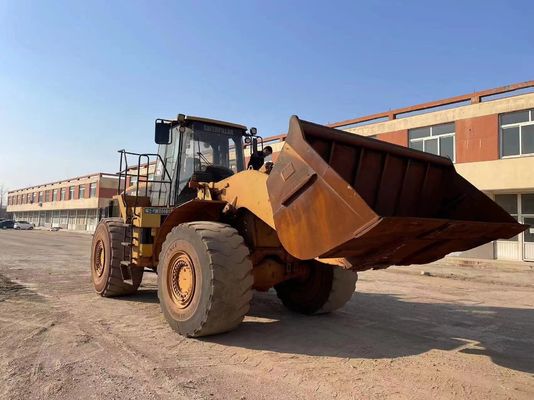 চাকাযুক্ত সেকেন্ড হ্যান্ড Caterpillar 980G লোডার সহজ অপারেশন ভাল অবস্থায়