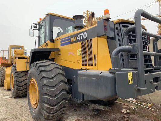 রঙ পরিবর্তন করুন ব্যবহৃত চাকা লোডার Komatsu WA470-6 সেকেন্ড হ্যান্ড লোডার