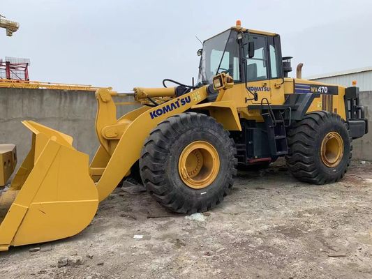 রঙ পরিবর্তন করুন ব্যবহৃত চাকা লোডার Komatsu WA470-6 সেকেন্ড হ্যান্ড লোডার