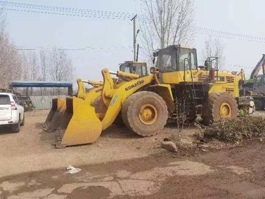 ব্যবহৃত Komatsu WA500 6 চাকা লোডার WA600-6 নির্মাণের জন্য জ্বালানী দক্ষতা