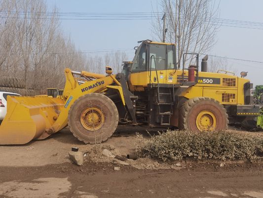 ব্যবহৃত Komatsu WA500 6 চাকা লোডার WA600-6 নির্মাণের জন্য জ্বালানী দক্ষতা