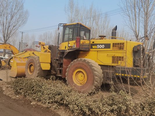 ব্যবহৃত Komatsu WA500 6 চাকা লোডার WA600-6 নির্মাণের জন্য জ্বালানী দক্ষতা