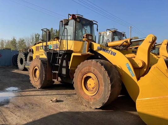 ব্যবহৃত Komatsu WA500 6 চাকা লোডার WA600-6 নির্মাণের জন্য জ্বালানী দক্ষতা