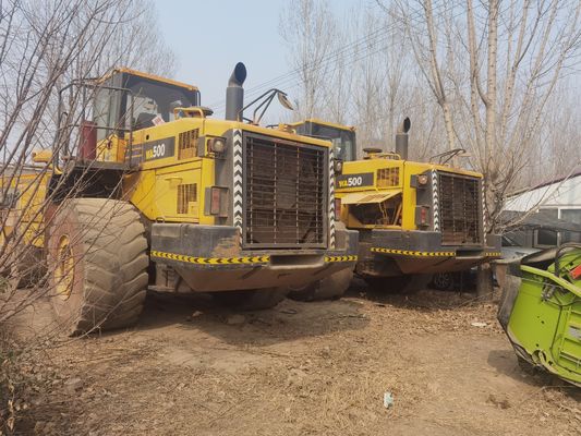 ব্যবহৃত Komatsu WA500 6 চাকা লোডার WA600-6 নির্মাণের জন্য জ্বালানী দক্ষতা