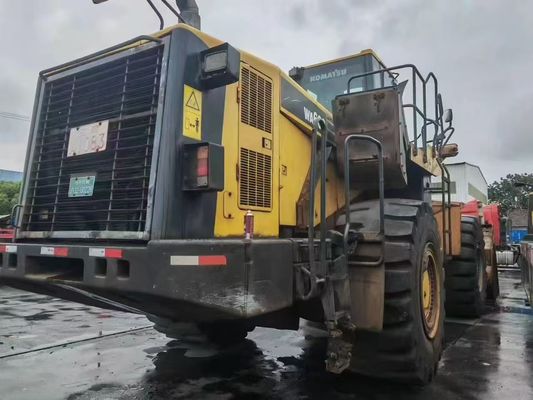 Komatsu WA600-6 ব্যবহৃত ছোট চাকার লোডার WA500-6 খনির জন্য নিরাপত্তা অপারেশন