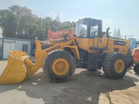 জাপান WA380-3 ব্যবহৃত কোমাটসু হুইল লোডার দীর্ঘস্থায়ী সহজ রক্ষণাবেক্ষণ