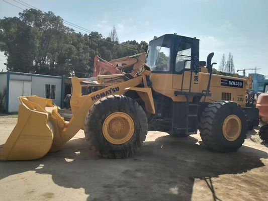 জাপান WA380-3 ব্যবহৃত কোমাটসু হুইল লোডার দীর্ঘস্থায়ী সহজ রক্ষণাবেক্ষণ