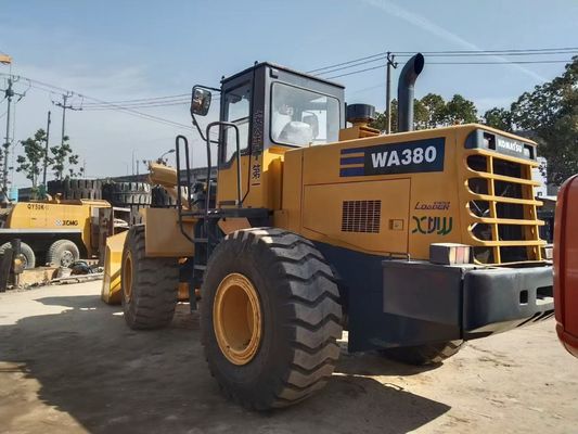 জাপান WA380-3 ব্যবহৃত কোমাটসু হুইল লোডার দীর্ঘস্থায়ী সহজ রক্ষণাবেক্ষণ