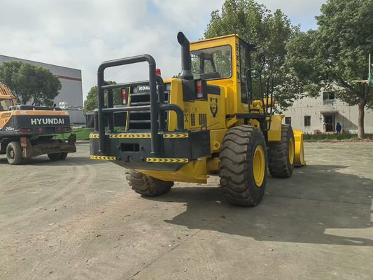 মূল জাপান ব্যবহৃত চাকা লোডার Komatsu WA320-3 ব্যবহৃত সামনের লোডার