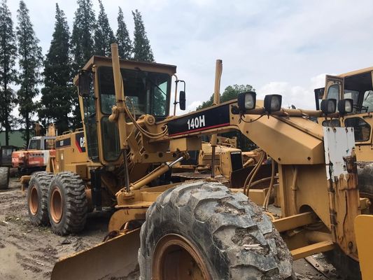 ব্যবহৃত CAT 140H মোটর গ্রেডার উচ্চ নির্ভুলতা সঙ্গে অভিযোজিত ব্লেড আন্দোলন