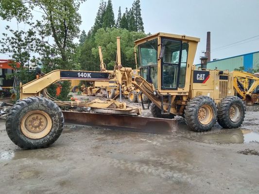 মূল মার্কিন যুক্তরাষ্ট্র 140K ব্যবহৃত CAT মোটর গ্রেডার উচ্চ উত্পাদনশীলতা জ্বালানী দক্ষতা