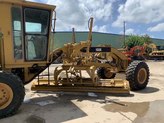 CAT 160K ব্যবহৃত মোটর গ্রেডার উচ্চ দক্ষতা ব্যবহৃত Caterpillar মোটর গ্রেডার