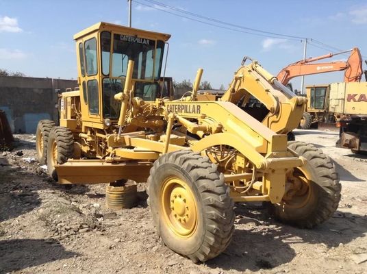 ভারী দায়িত্ব 12G ব্যবহৃত Caterpillar মোটর গ্রেডার গোলমাল হ্রাস সহজ অপারেশন
