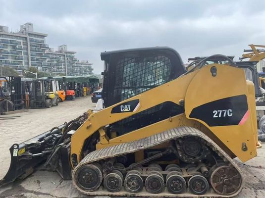 শক্তিশালী 277C ব্যবহৃত Caterpillar স্কিড স্টিয়ার জ্বালানী দক্ষতা ভাল অবস্থায়