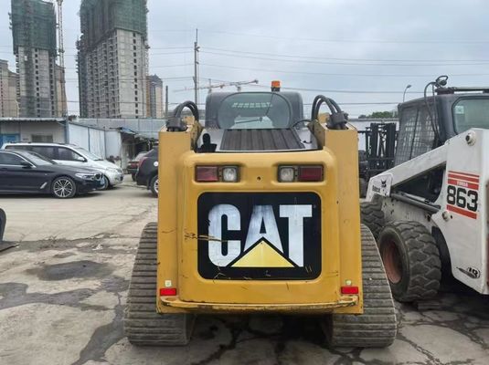 শক্তিশালী 277C ব্যবহৃত Caterpillar স্কিড স্টিয়ার জ্বালানী দক্ষতা ভাল অবস্থায়