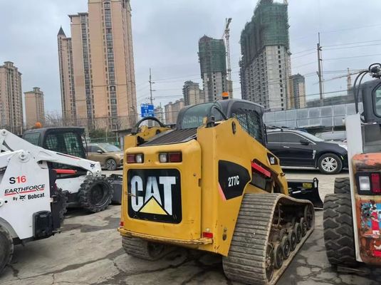 শক্তিশালী 277C ব্যবহৃত Caterpillar স্কিড স্টিয়ার জ্বালানী দক্ষতা ভাল অবস্থায়