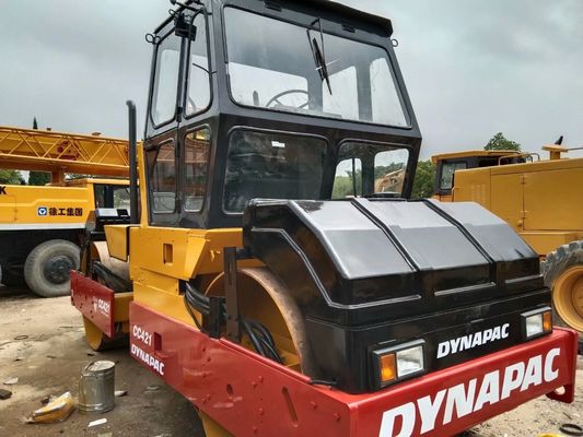 Dynapac CC421 ব্যবহৃত রাস্তা রোলার ডাবল ড্রাম রাস্তা রোলার উচ্চ উৎপাদনশীলতা সুইডেন