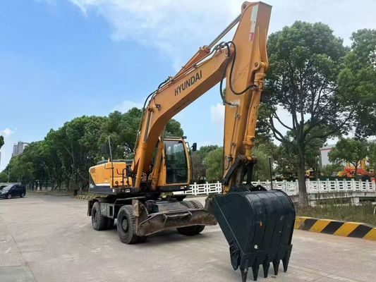 ব্যবহৃত হুইন্ডাই R210W-9 চাকা এক্সক্যাভেটর চমৎকার অবস্থায়/ব্যবহৃত চাকা এক্সক্যাভেটর বিক্রির জন্য