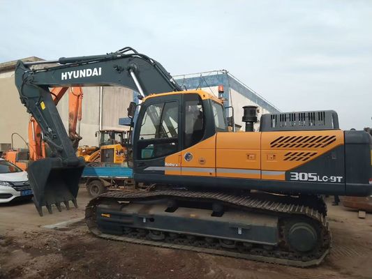 R305LC-9T ব্যবহৃত খননকারী নির্মাণ সাইটের জন্য ব্যবহৃত হুন্ডাই খননকারী