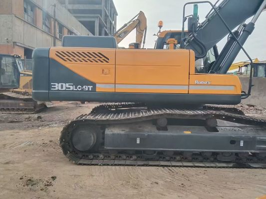 R305LC-9T ব্যবহৃত খননকারী নির্মাণ সাইটের জন্য ব্যবহৃত হুন্ডাই খননকারী