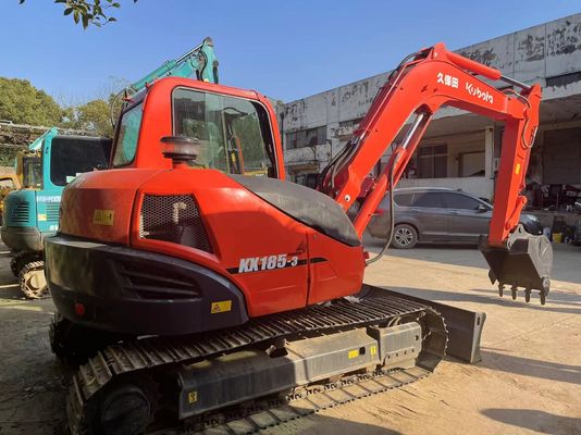 মূল জাপান ব্যবহৃত Kubota KX185-3 Excavator বিক্রয়ের জন্য/ব্যবহৃত Kubota মিনি Excavator বিক্রয়ের জন্য