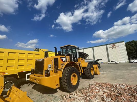 CAT 950H ব্যবহৃত চাকা লোডার নির্মাণ সাইট ফ্রন্ট লোডার আফ্রিকায় ব্যবহৃত